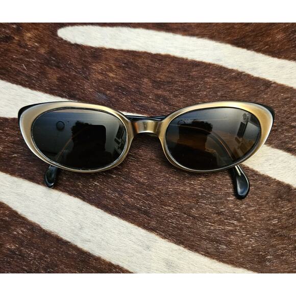 Selecta Accessories - Vintage 1950's Selecta France CatEye Sunglasses Brown Women's